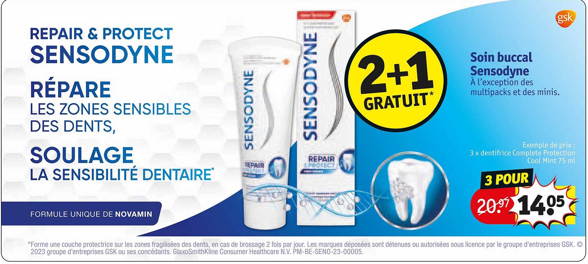 soin buccal sensodyne