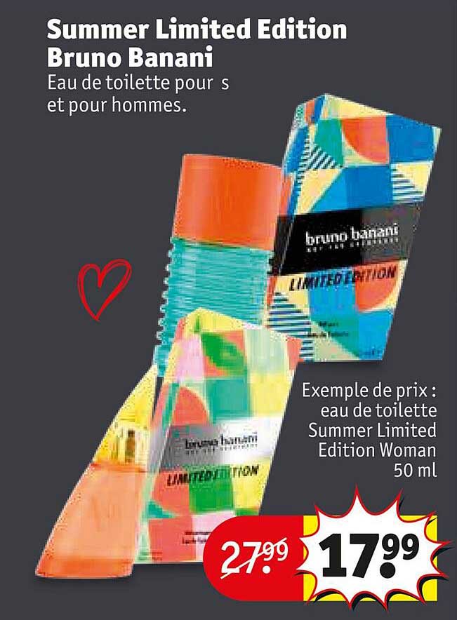 summer limited édition bruno banani