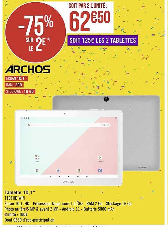 Tablette 10,1" Archos