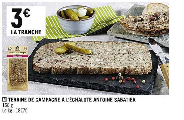 terrine de campagne à l'échalote antoine sabatier