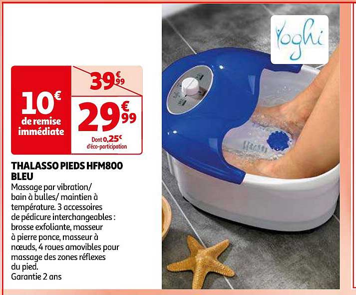 thalasso pieds hfm800 bleu yoghi