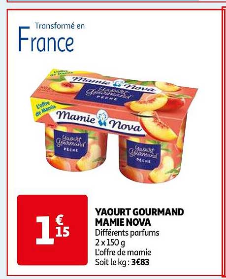 Yaourt Gourmand Mamie Nova