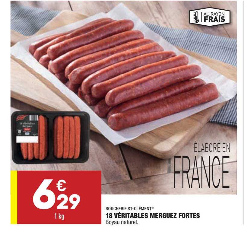 18 Veritables Merguez Fortes