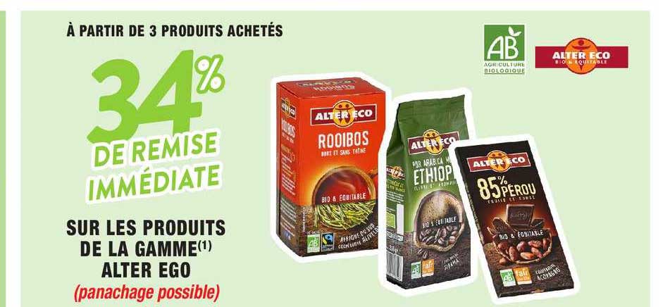 34% De Remise Immediate Sur Les Produits De La Gamme Alter Ego