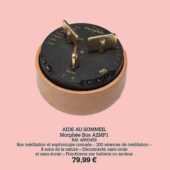 aide au sommeil morphée box azmp1
