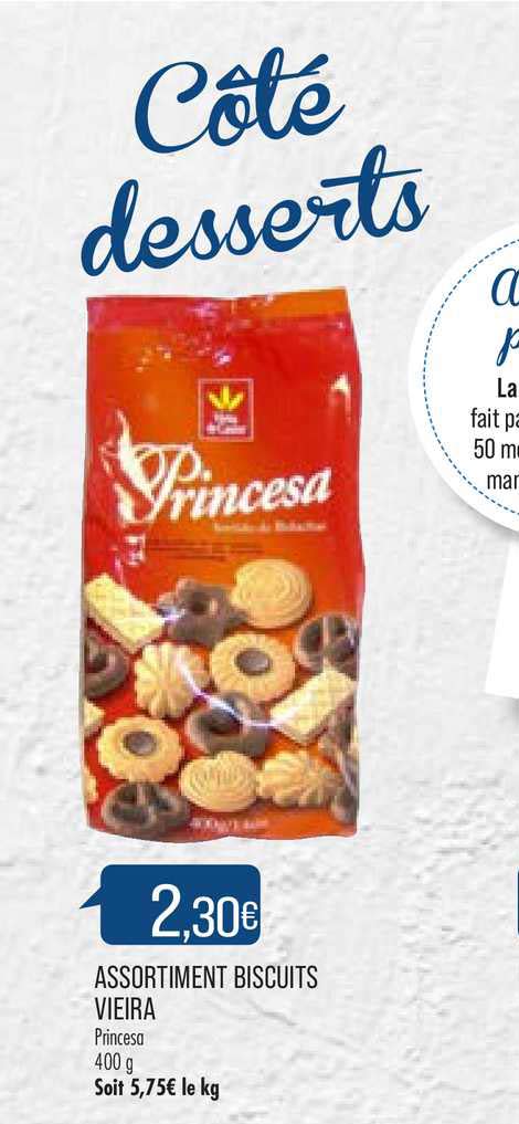 assortiment biscuits vieira