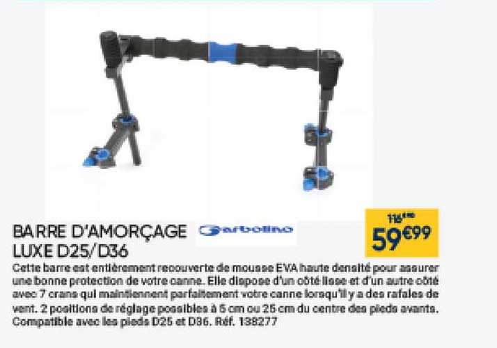 Barre D'amorçage Luxe D25-d36