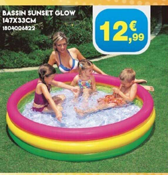 bassin sunset glow 147 x 33 cm