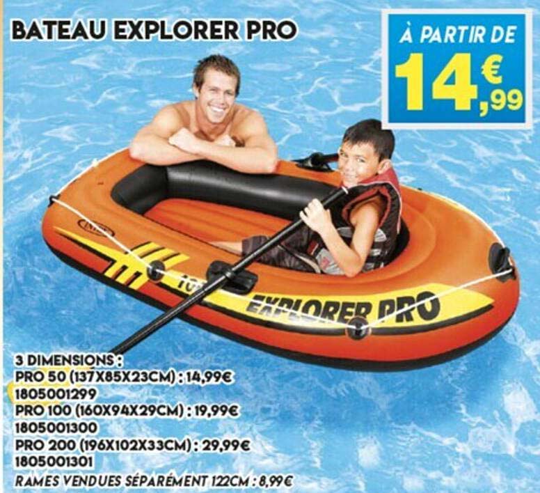 bateau explorer pro