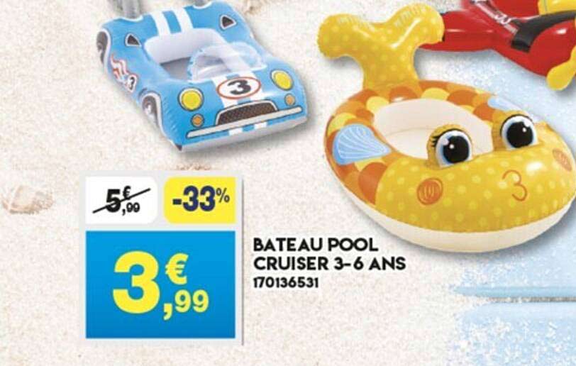 bateau pool cruiser 3-6 ans