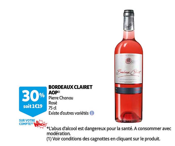 bordeaux clairet aop