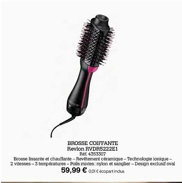 brosse coiffante revlon rvdr5222e1