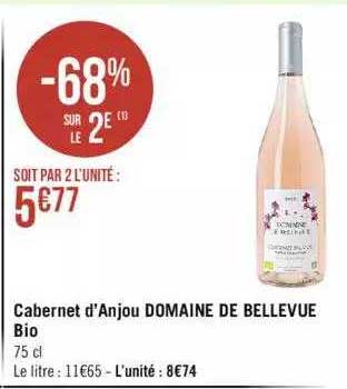 Cabernet D'anjou Domaine De Bellevue Bio