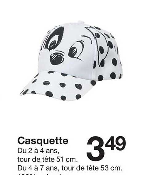 casquette du 2 à 4 ans