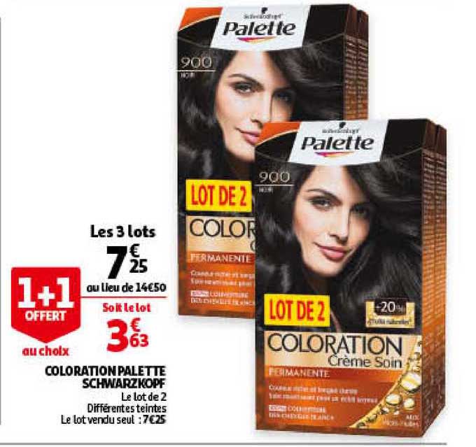 Coloration Palette Schwarzkopf