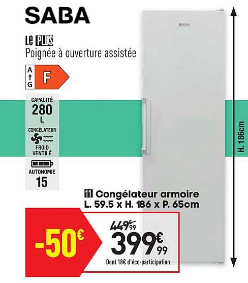 Congélateur Armoire Saba