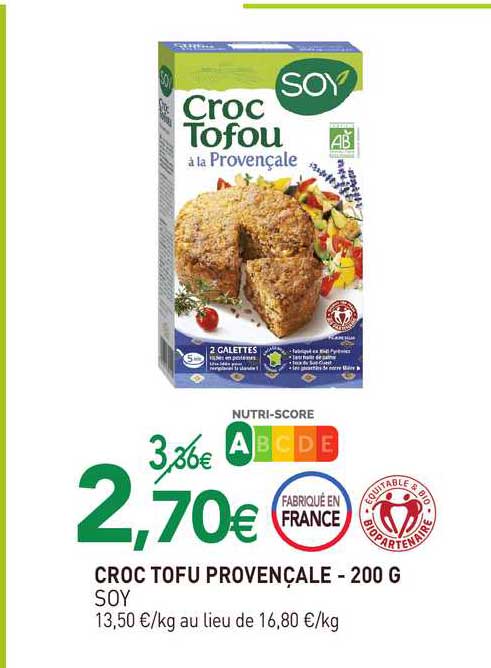 Croc Tofu Provençale Soy