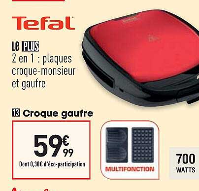 Croque Gaufre Tefal