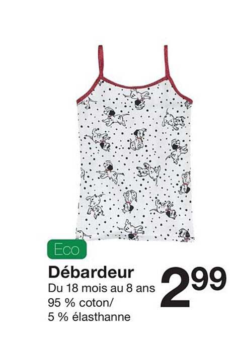 débardeur du 18 mois au 8 ans