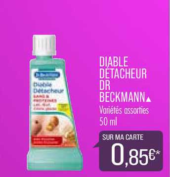 diable détacheur dr beckmann