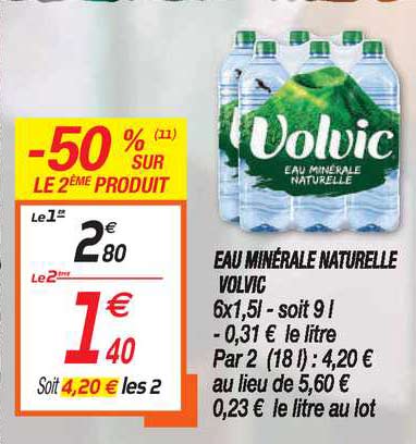 Eau Minérale Naturelle Volvic