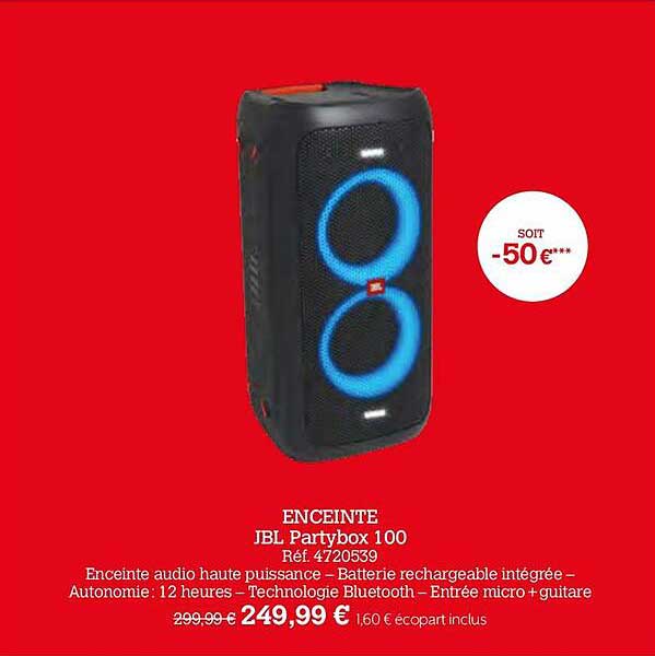 enceite jbl partybox 100