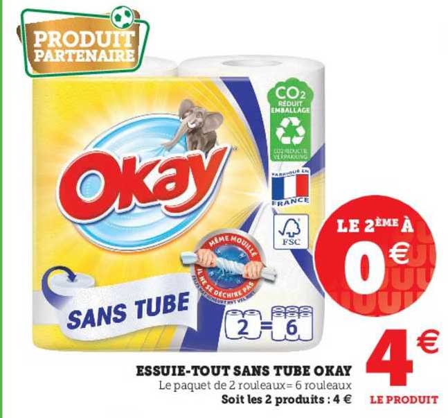 essuie-tout sans tube okay