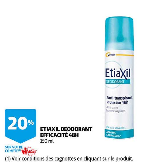 etiaxil deodorant efficacité 48h