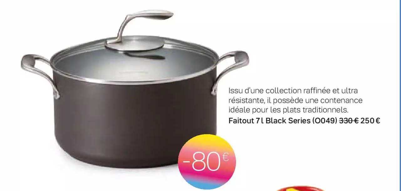 faitout 7 l black series