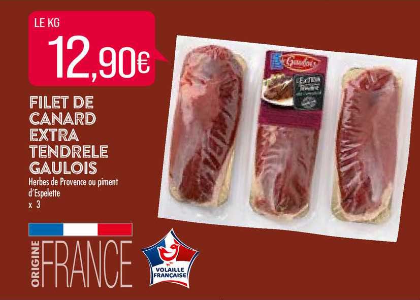 Filet De Canard Extra Tendre Le Gaulois