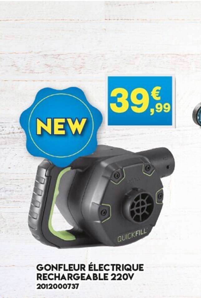 gonfleur électrique rechargeable 220v