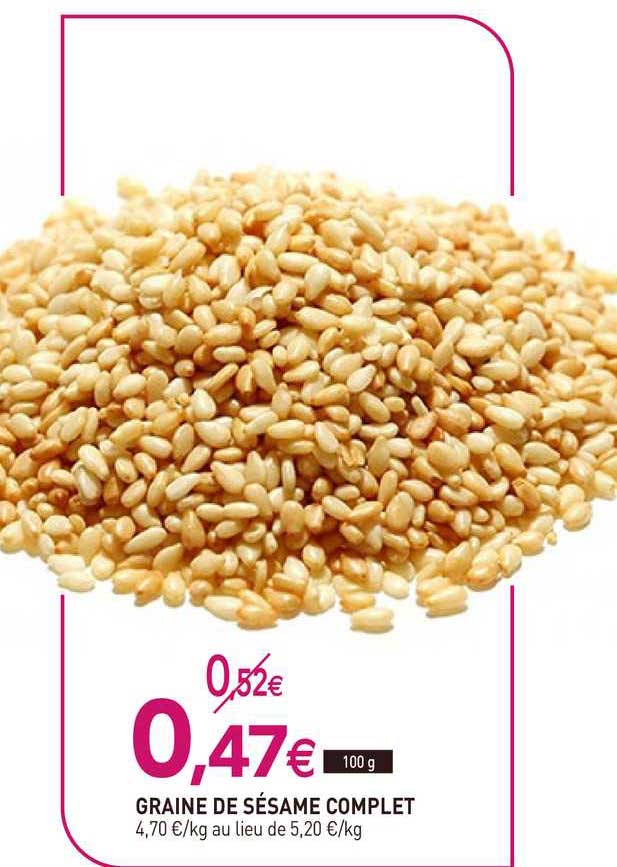 graine de sésame complet