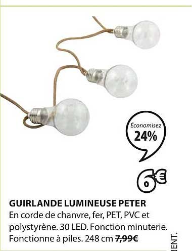guirlande lumineuse peter