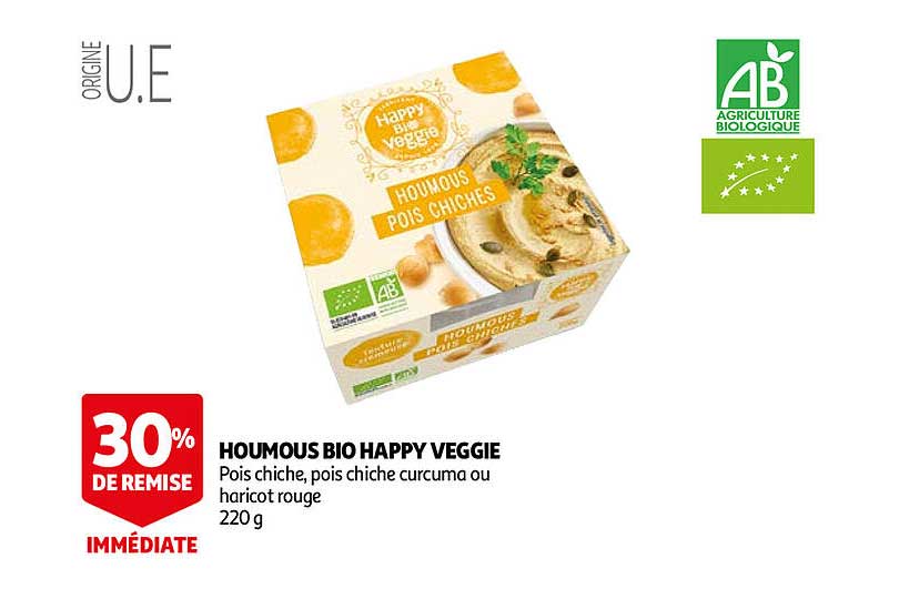 Houmous Bio Happy Veggie