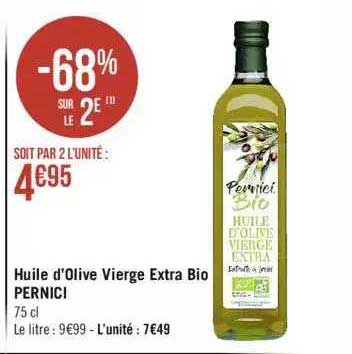 Huile D'olive Vierge Extra Bio Percini