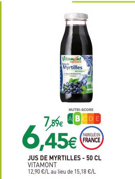 Jus De Myrtilles Vitamont