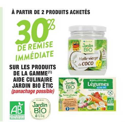 la gamme aide culinaire jardin bio étic