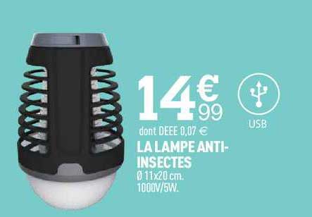 la lampe anti-insectes