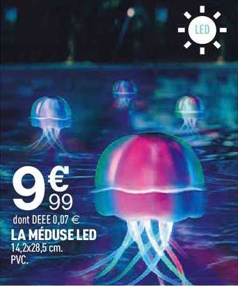 la méduse led