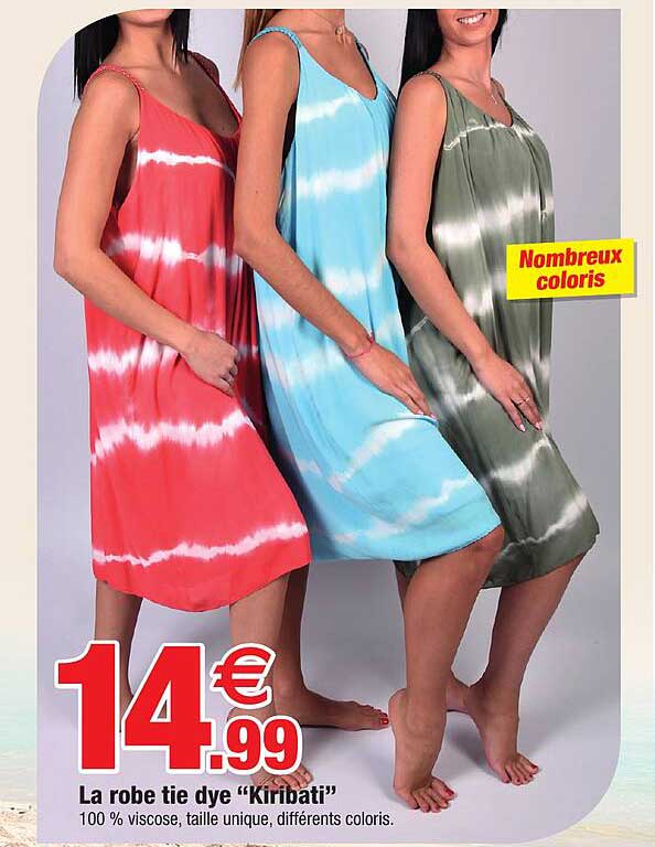 la robe tie dye kiribati