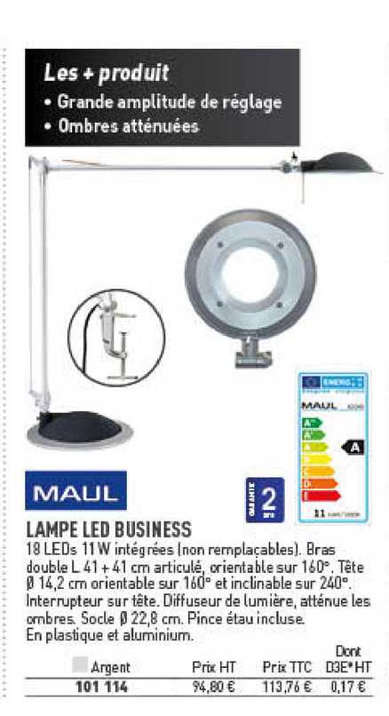 lampe led business maul