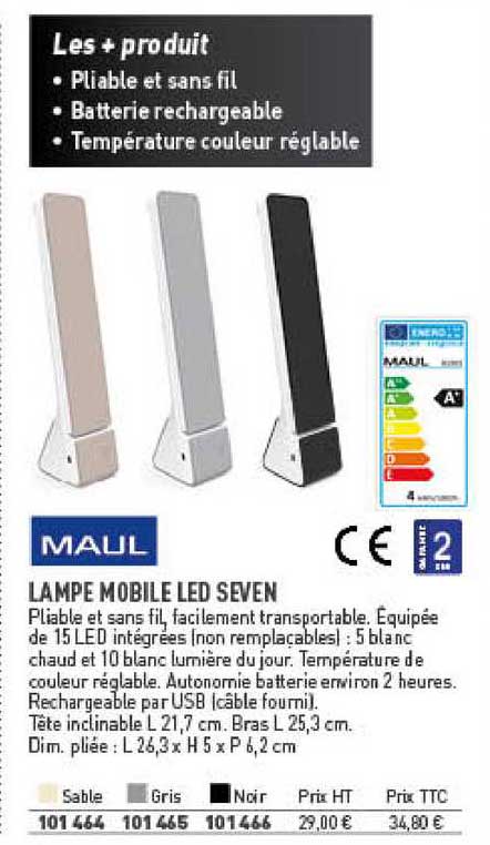 lampe mobile led seven maul