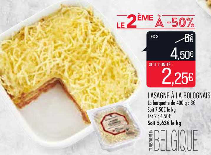 Lasagne à La Bolognaise