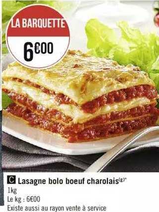lasagne bolo bœuf charolais