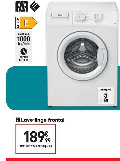 lave-linge frontal far