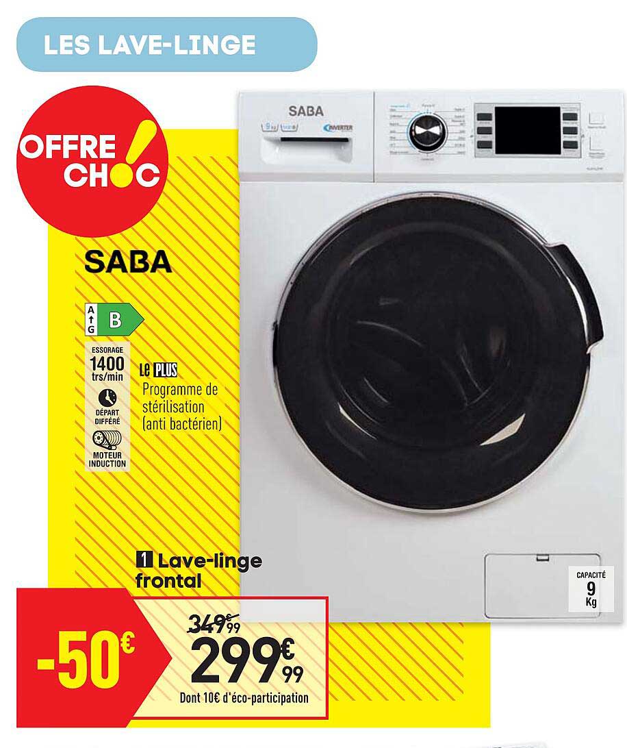 lave-linge frontal saba