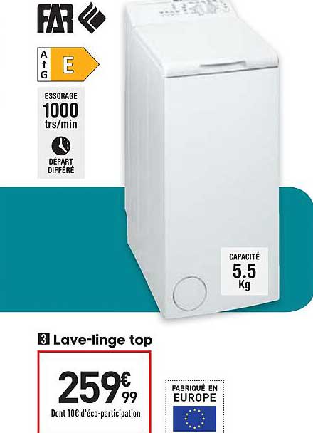 Lave-linge Top Far