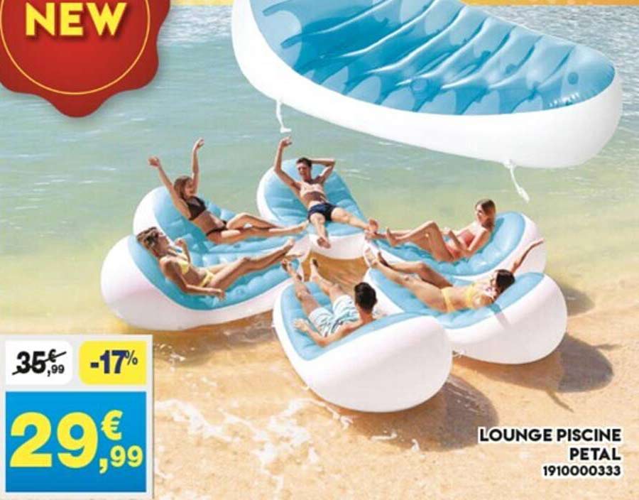lounge piscine petal