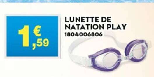 lunette de natation play
