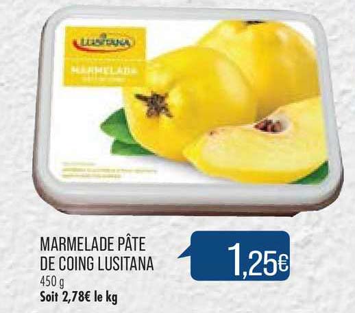 marmelade pâte de coing lusitana